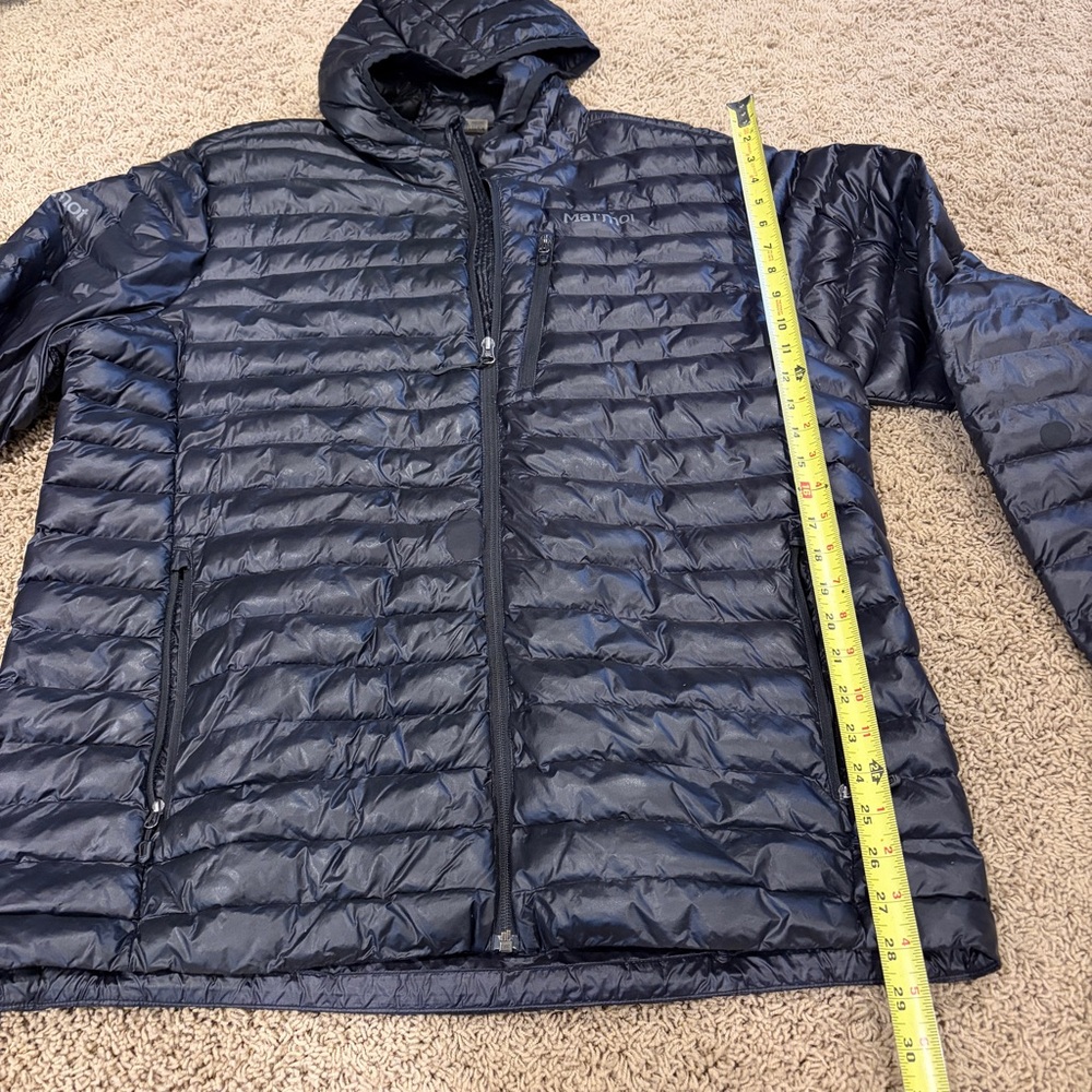 Men’s Marmot Down Puffer Hoodie XXL - Picture 6 of 11